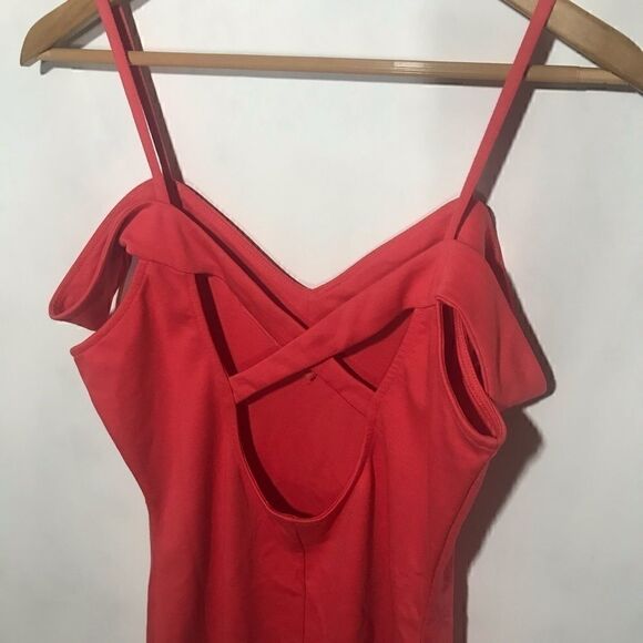 Nasty Gal pink cold shoulder mini dress - Picture 4 of 8
